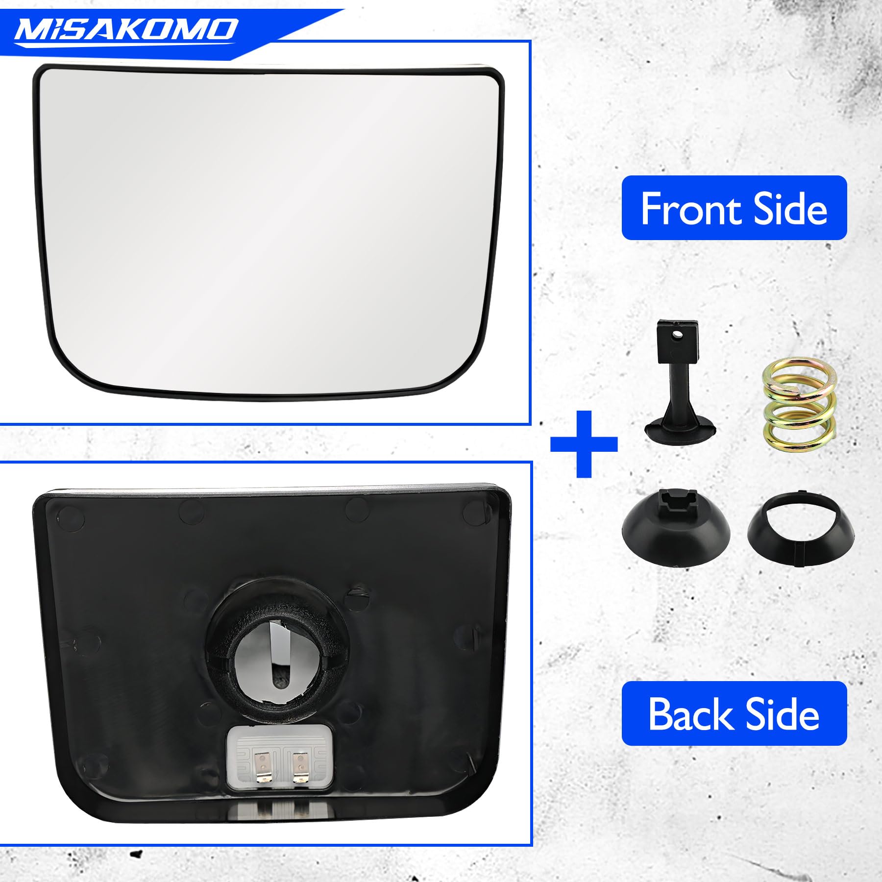Amazon.com: Heated Lower Convex Mirror Glass Compatible with 2008